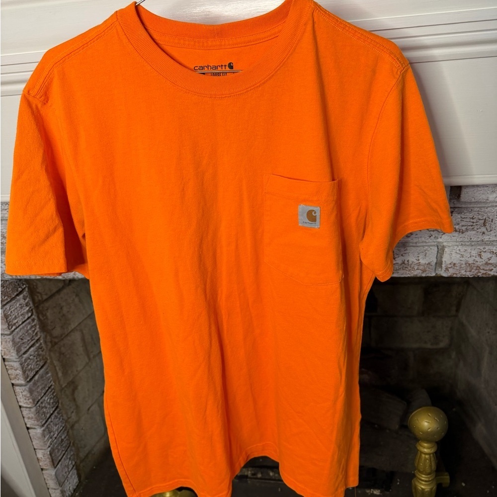 Carhartt Men's Bright Orange Short Sleeve Tee